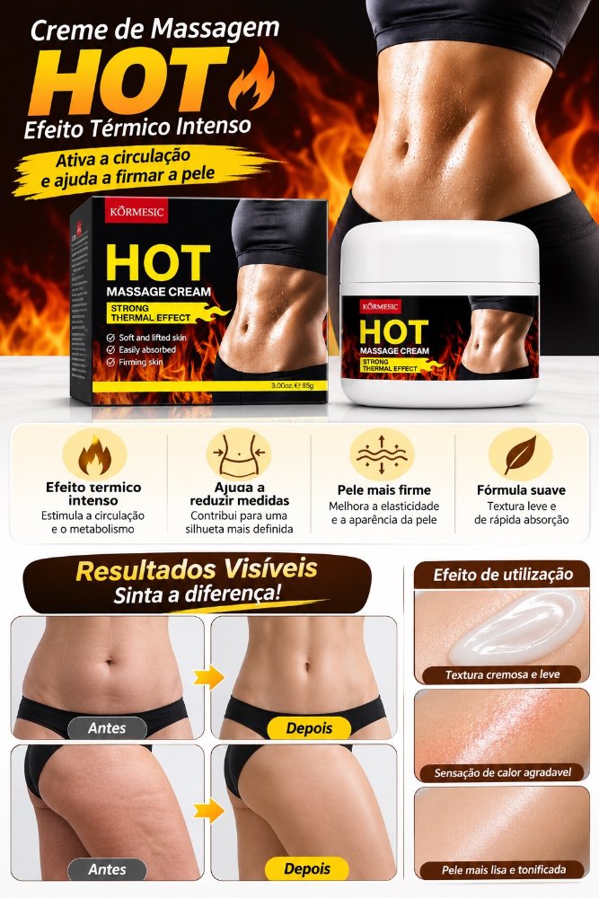 KÖRMESIC HOT Massage Cream 85g