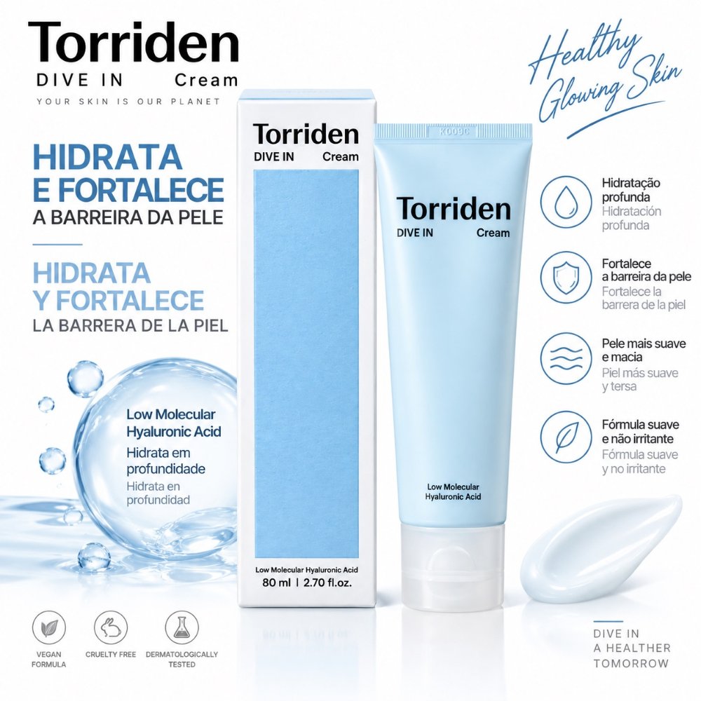 CREME HIDRATANTE COM ÁCIDO HIALURÓNICO / CREMA HIDRATANTE CON ÁCIDO HIALURÓNICO
