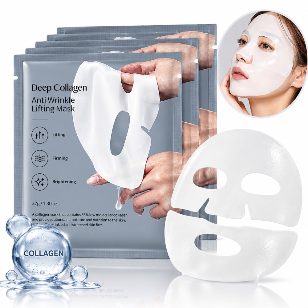 DEEP COLLAGEN MASK 4 máscaras/caixa · 4 mascarillas/caja