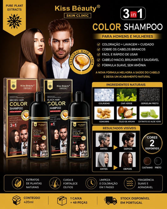 Champô de Coloração 3 em 1 – 420ml