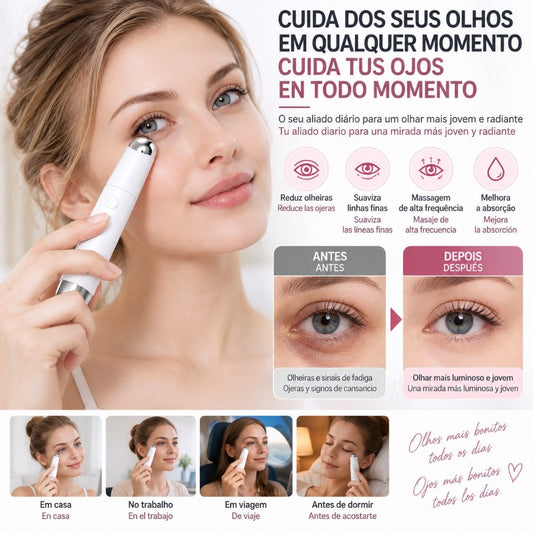 Dispositivo de cuidado para ojos y labios Masaje + cuidado del contorno de ojos y labios