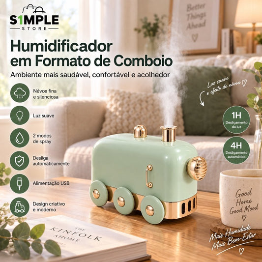 Humidificador Mini Comboio / Humidificador Mini Tren