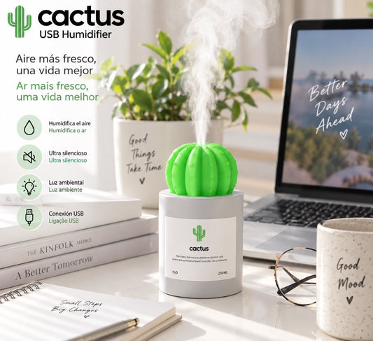 HUMIDIFICADOR USB CACTO / HUMIDIFICADOR USB CACTUS
