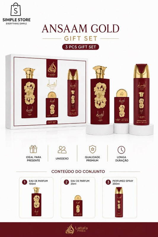 PRÉ-ENCOMENDA | ANSAAM GOLD GIFT SET